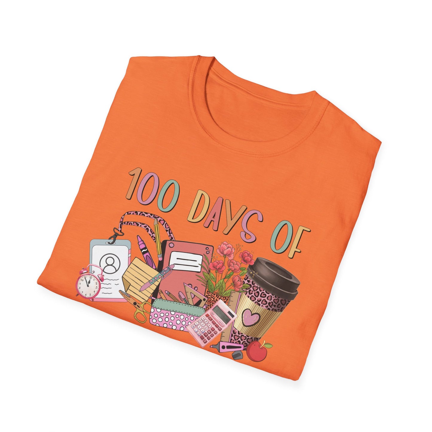 100 Days of Doing Teacher Stuff - Unisex Softstyle T-Shirt