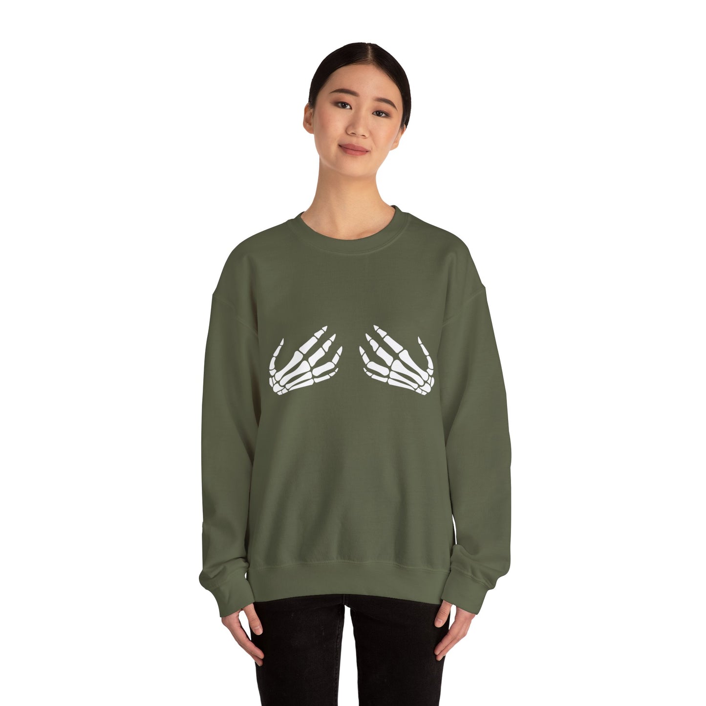 Skeleton Hands - Crewneck Sweatshirt