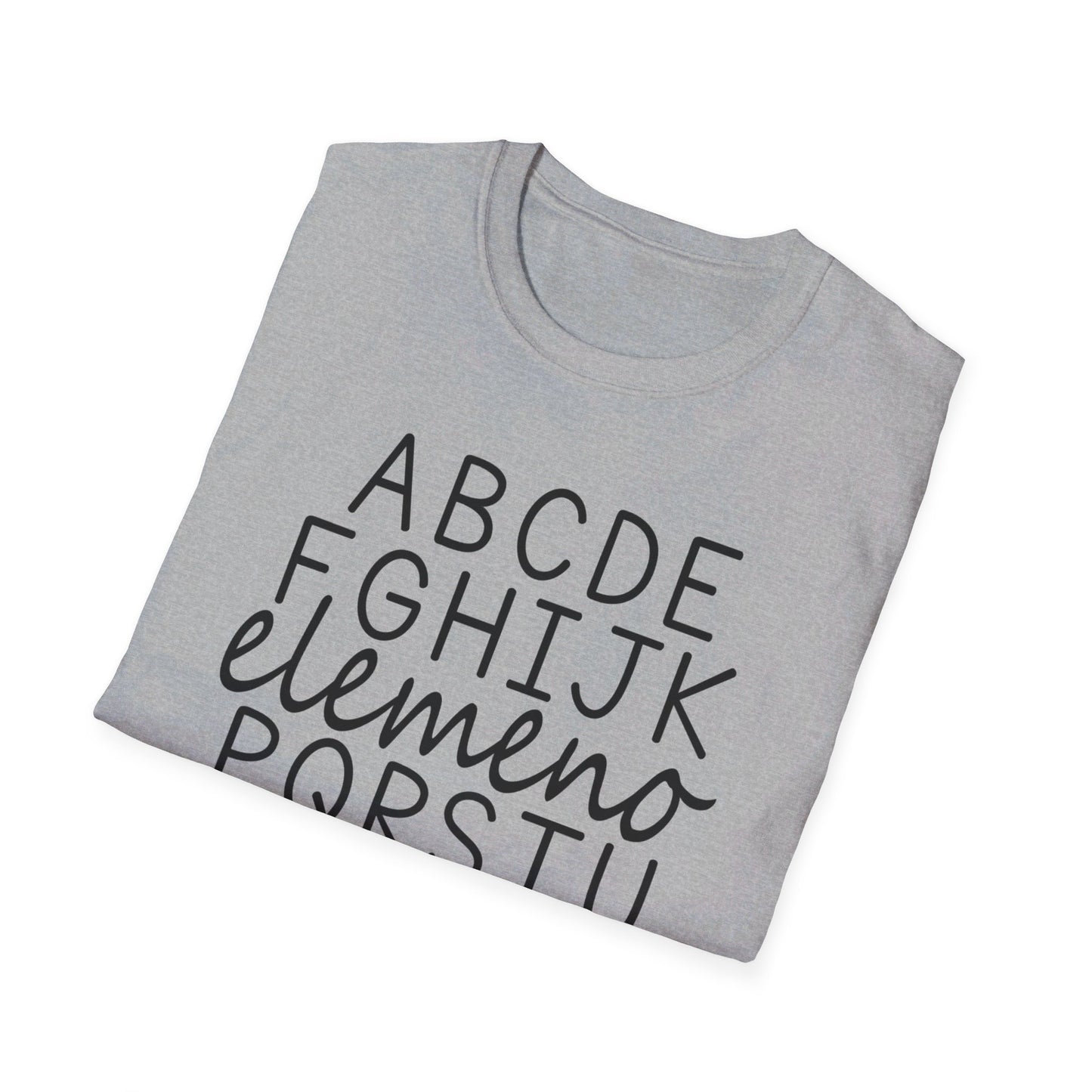 ABCD elemeno - Unisex Softstyle T-Shirt