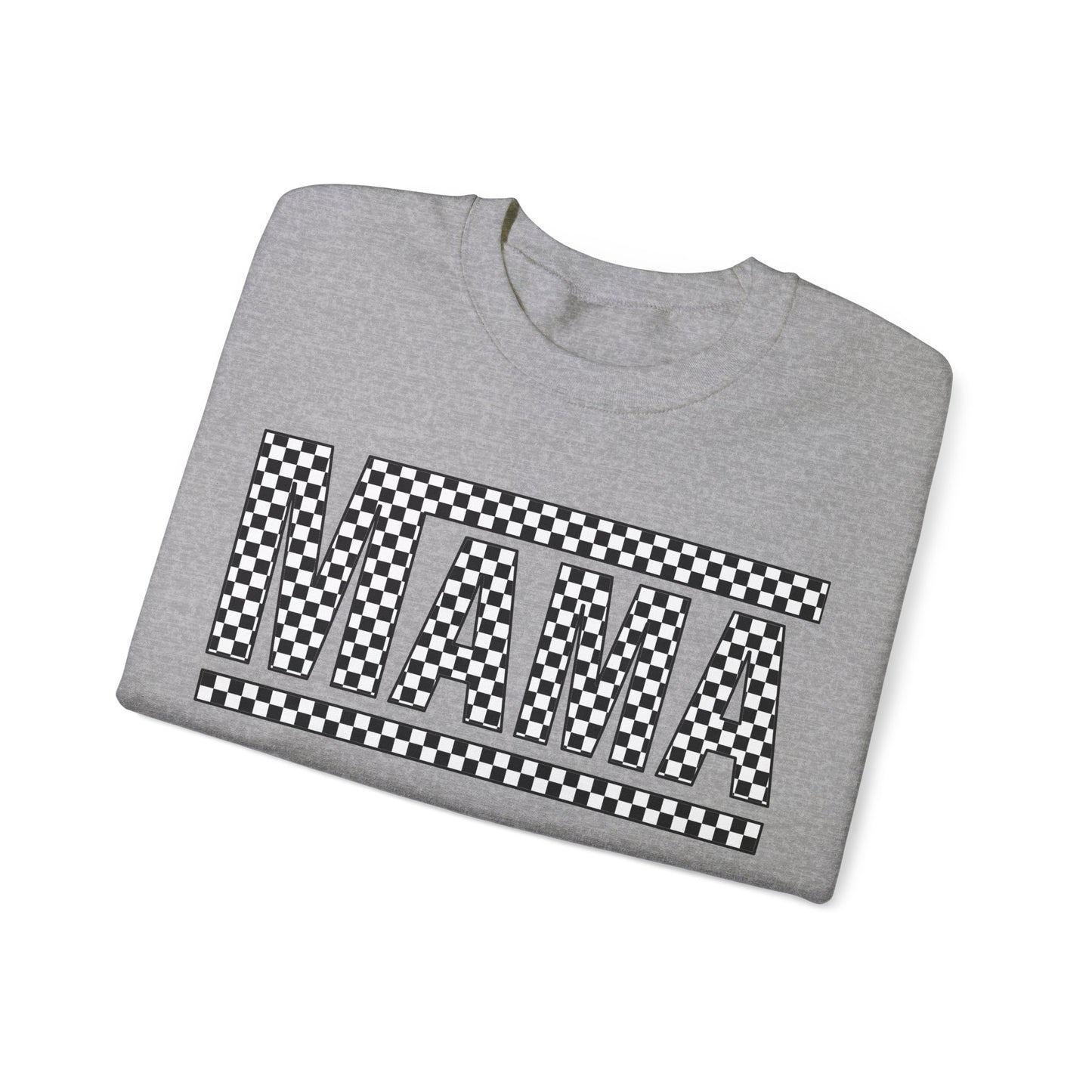 MAMA Checkered - Crewneck Sweatshirt
