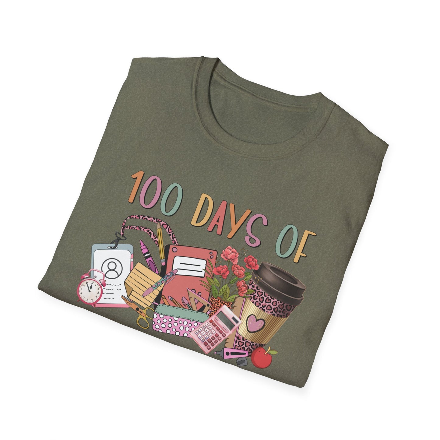 100 Days of Doing Teacher Stuff - Unisex Softstyle T-Shirt