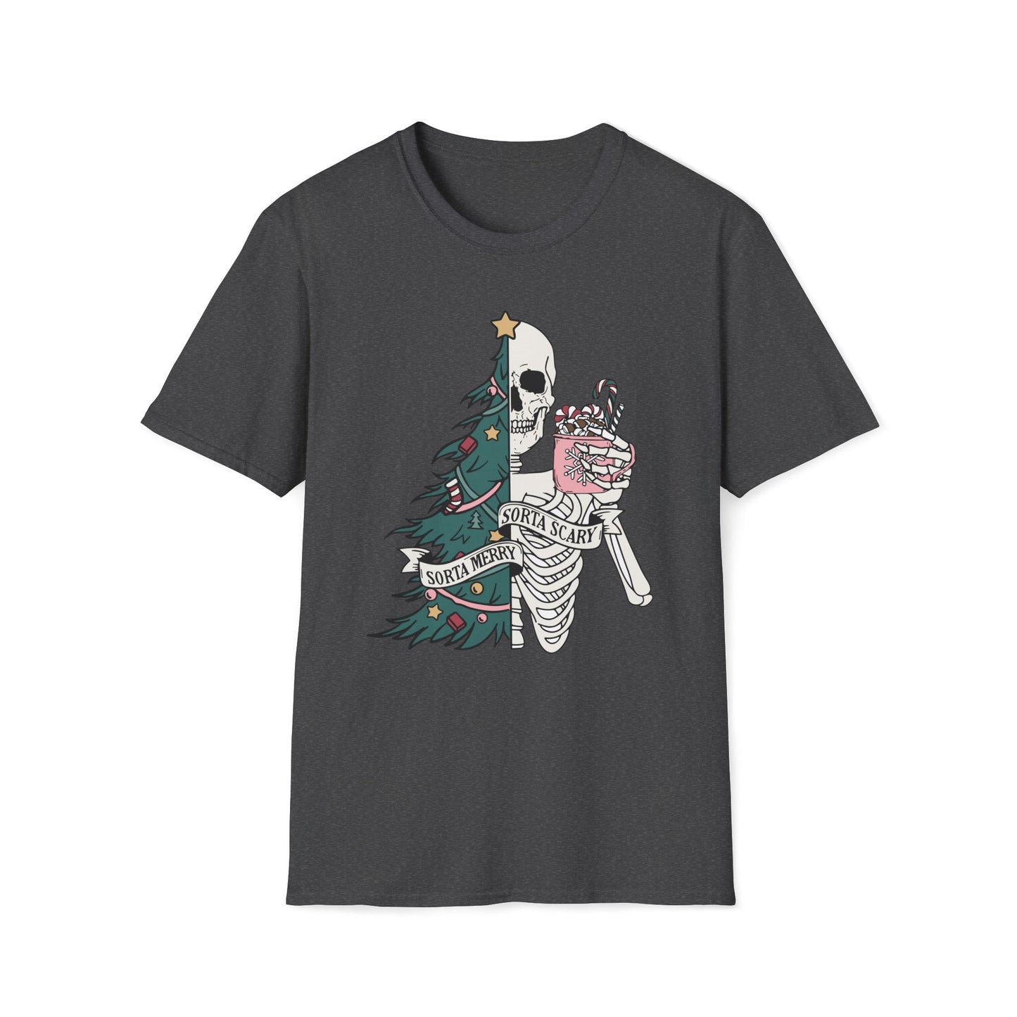 Sorta Merry Sorta Scary - Unisex Softstyle T-Shirt