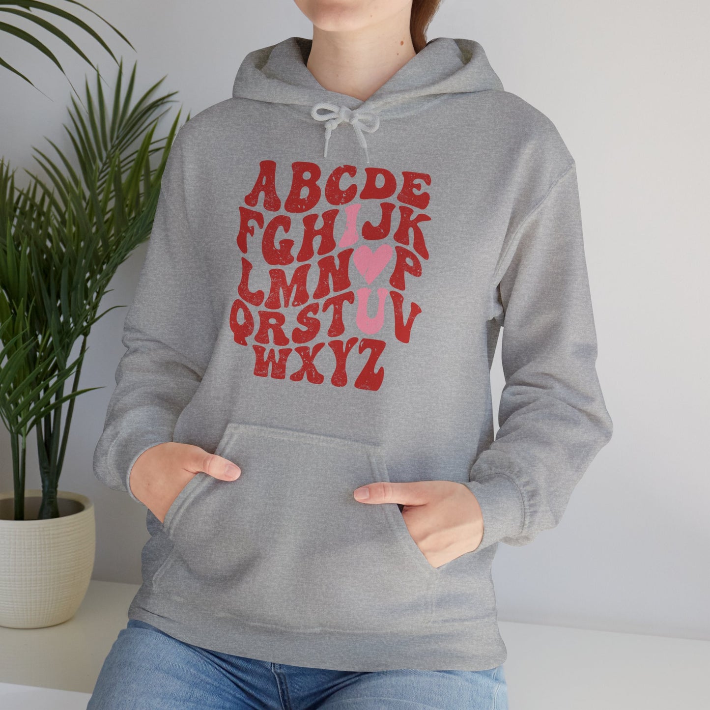 ABCD - I LOVE YOU - Hooded Sweatshirt