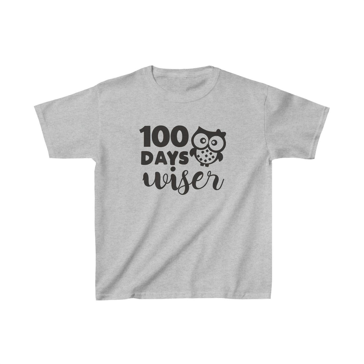 100 Day Wiser - Kids Heavy Cotton Tee