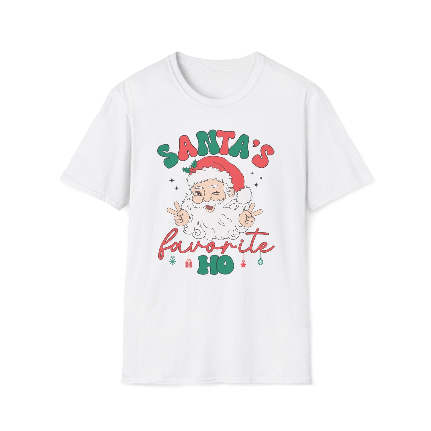 Santa's Favorite HO- Unisex Softstyle T-Shirt