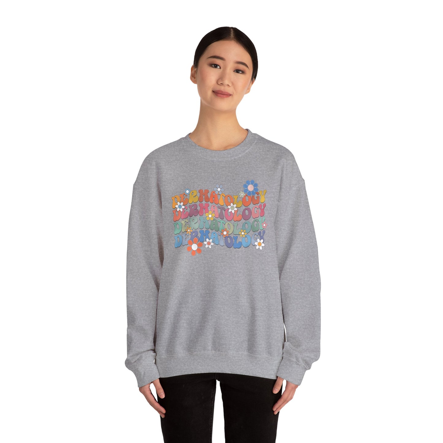 Flower Derm - Crewneck Sweatshirt