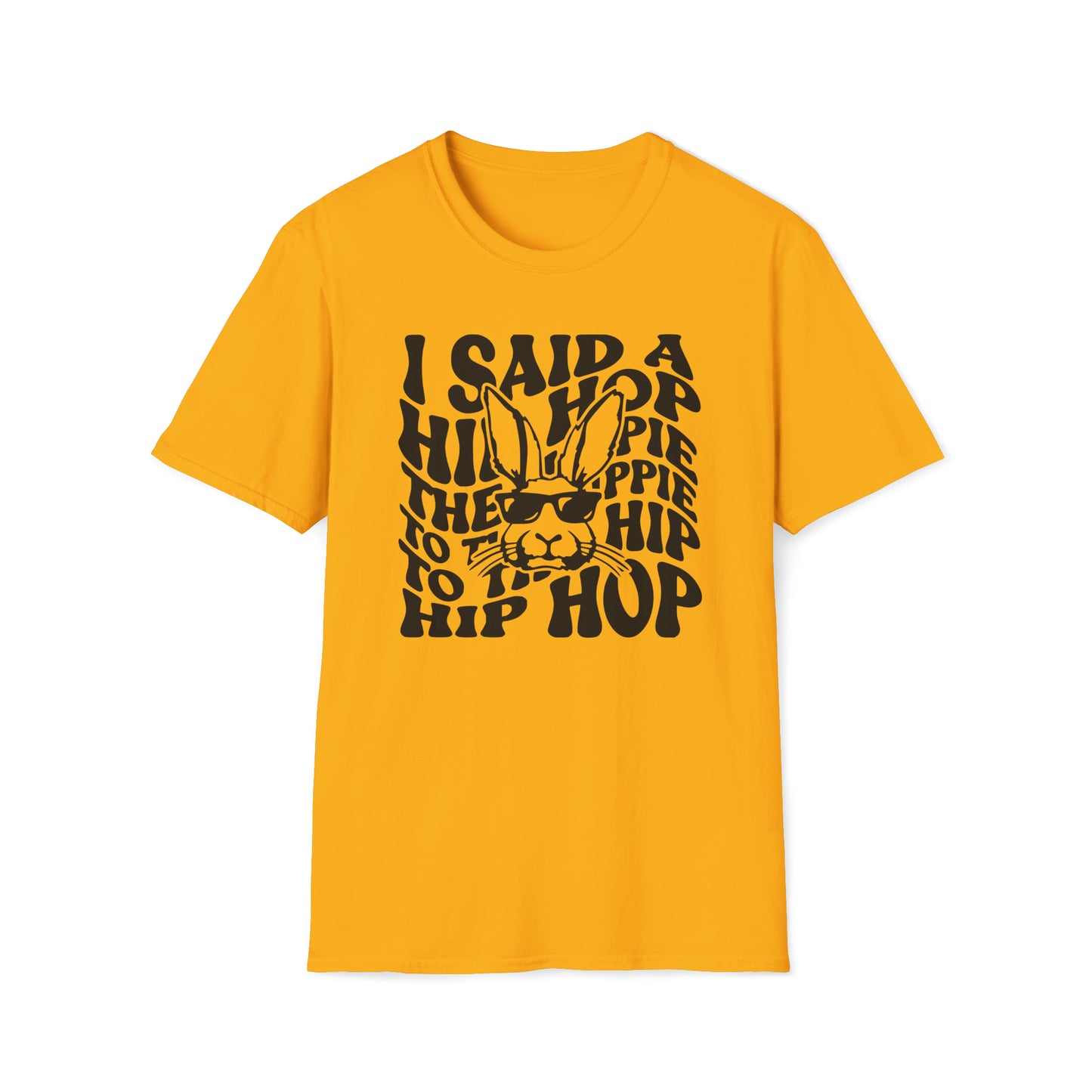 Hippie Hop - Unisex Softstyle T-Shirt