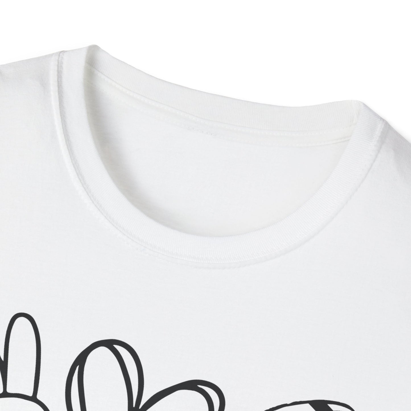 Peace Love Football - Unisex Softstyle T-Shirt