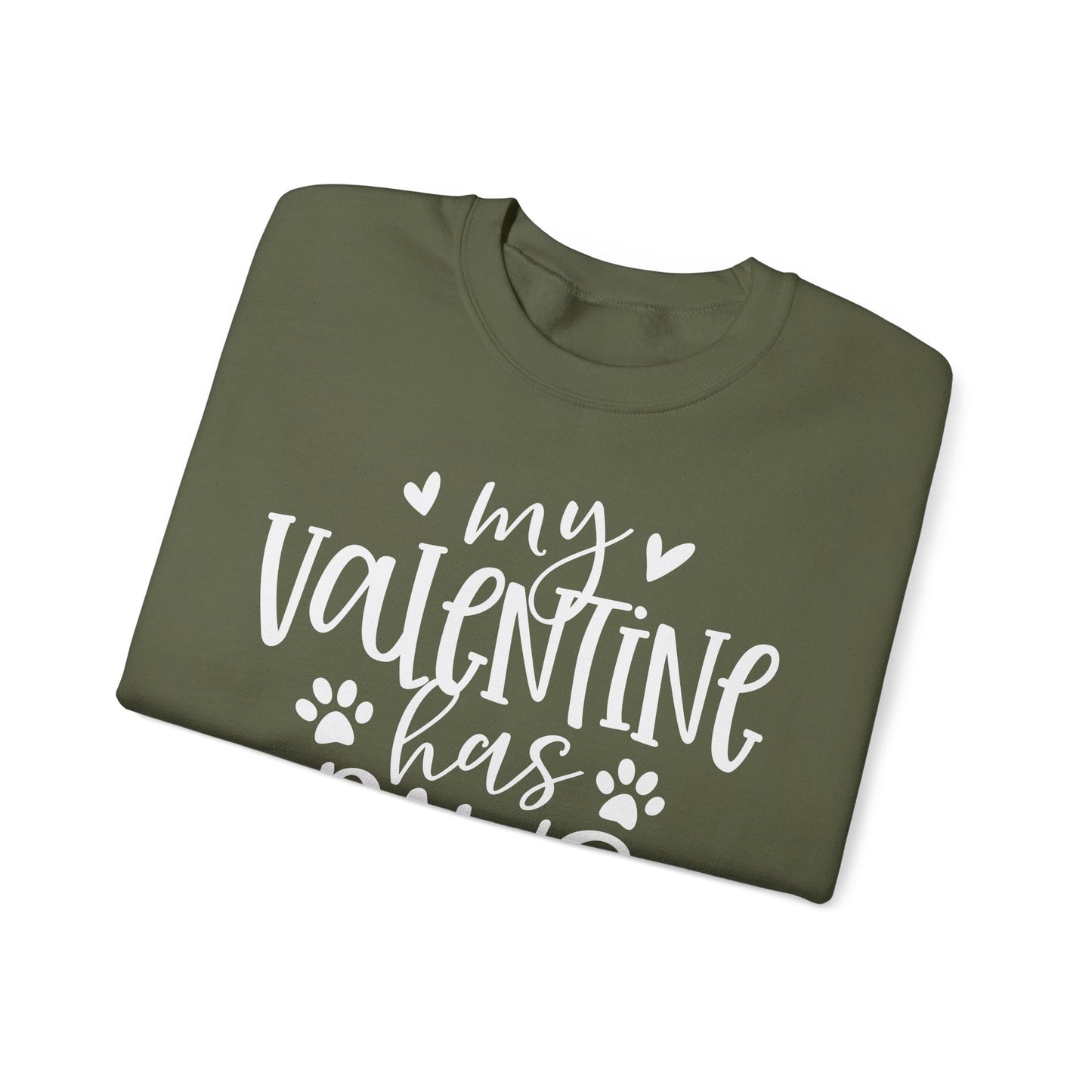 Valentine Paws - Crewneck Sweatshirt