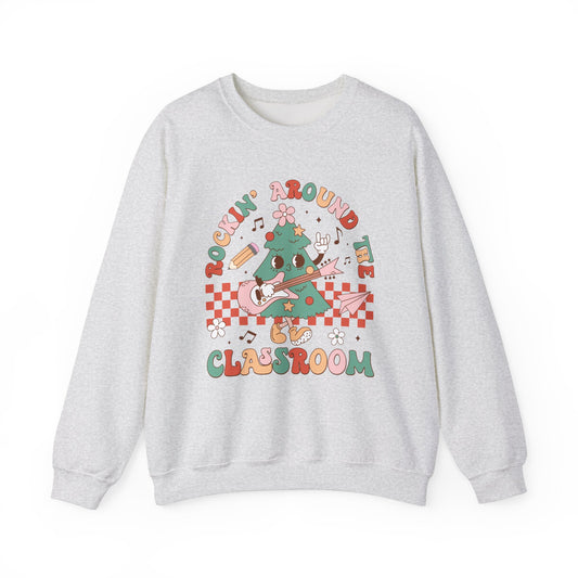 Rocking Around the Classroom - Crewneck Sweatshirt