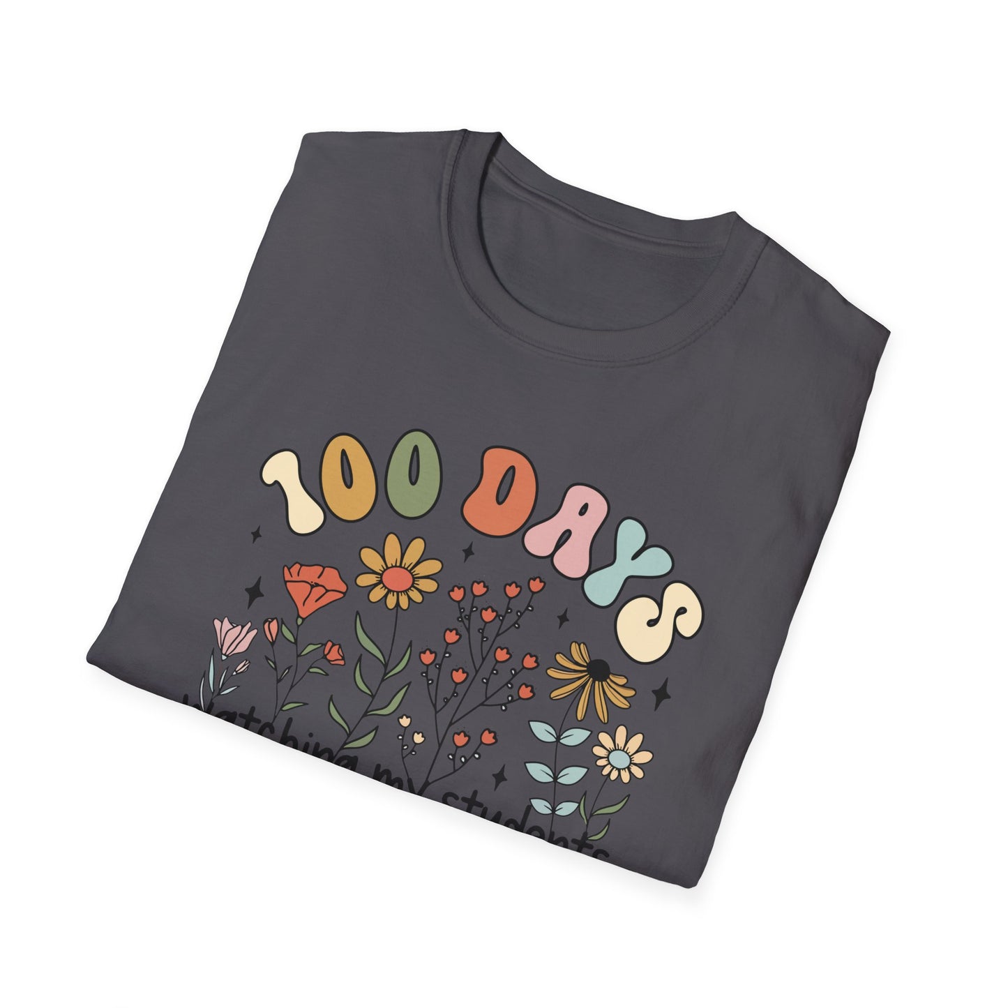 100 Days of Watching My Students Grow - Unisex Softstyle T-Shirt