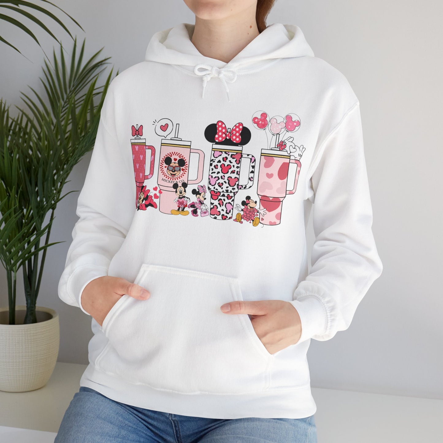 Minnie Valentine's Day Cup - Hooded Sweatshirt