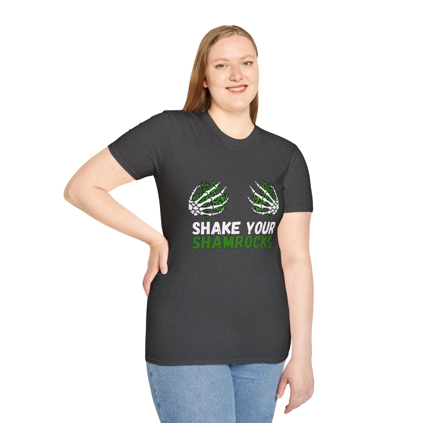 Shake Your SHAMROCKS - Unisex Softstyle T-Shirt