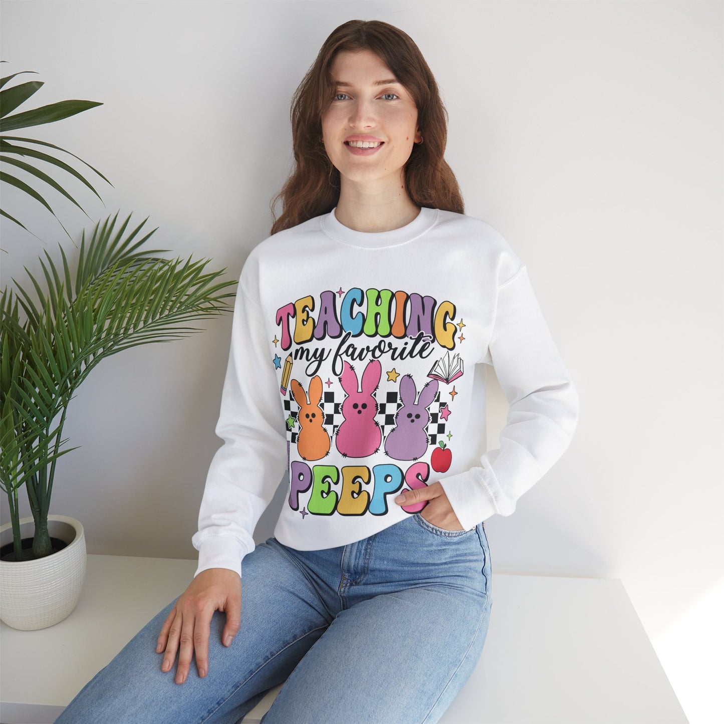 Teaching My Favorite Peeps - Crewneck Sweatshirt