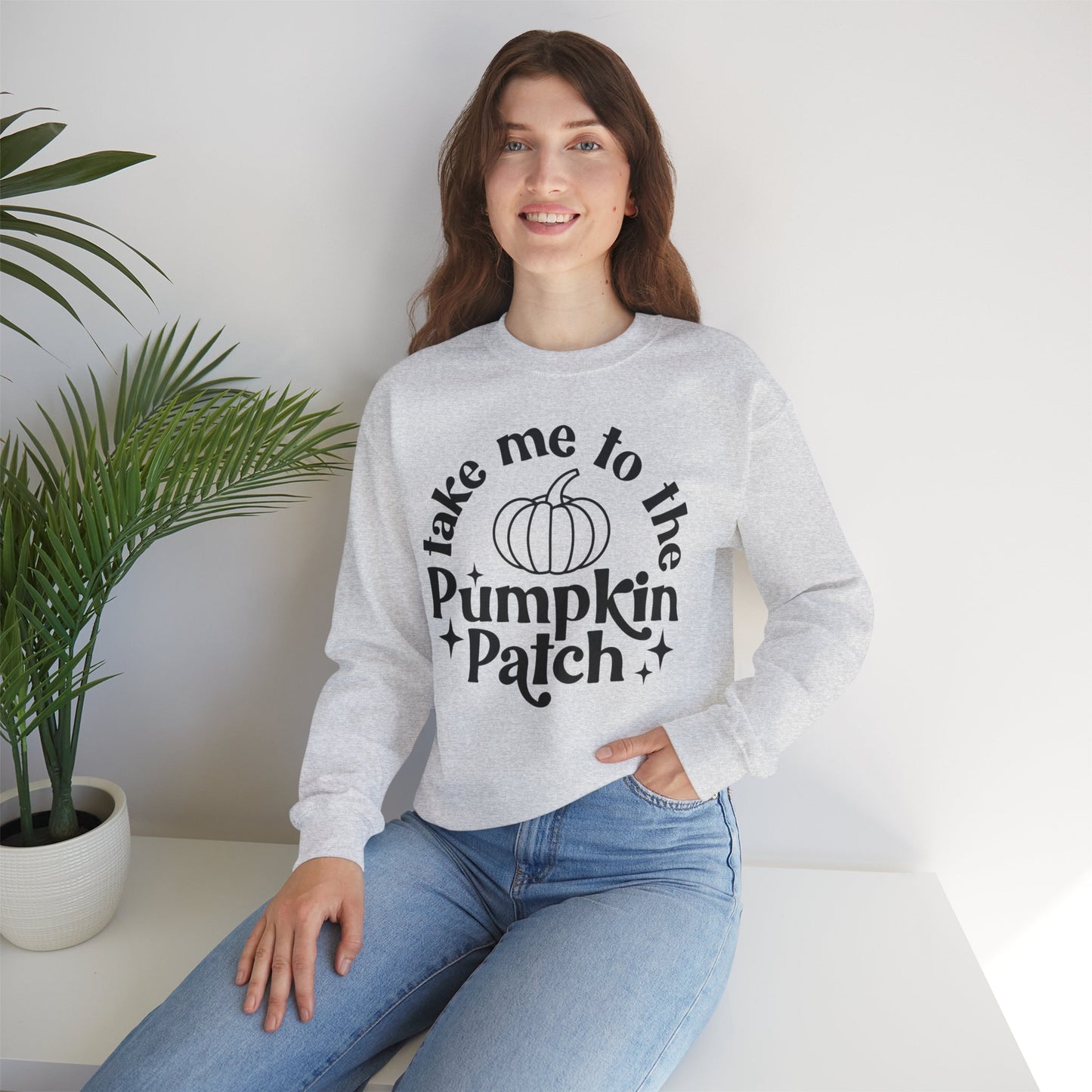 Take Me to the Pumpkin Patch - Crewneck Sweatshirt