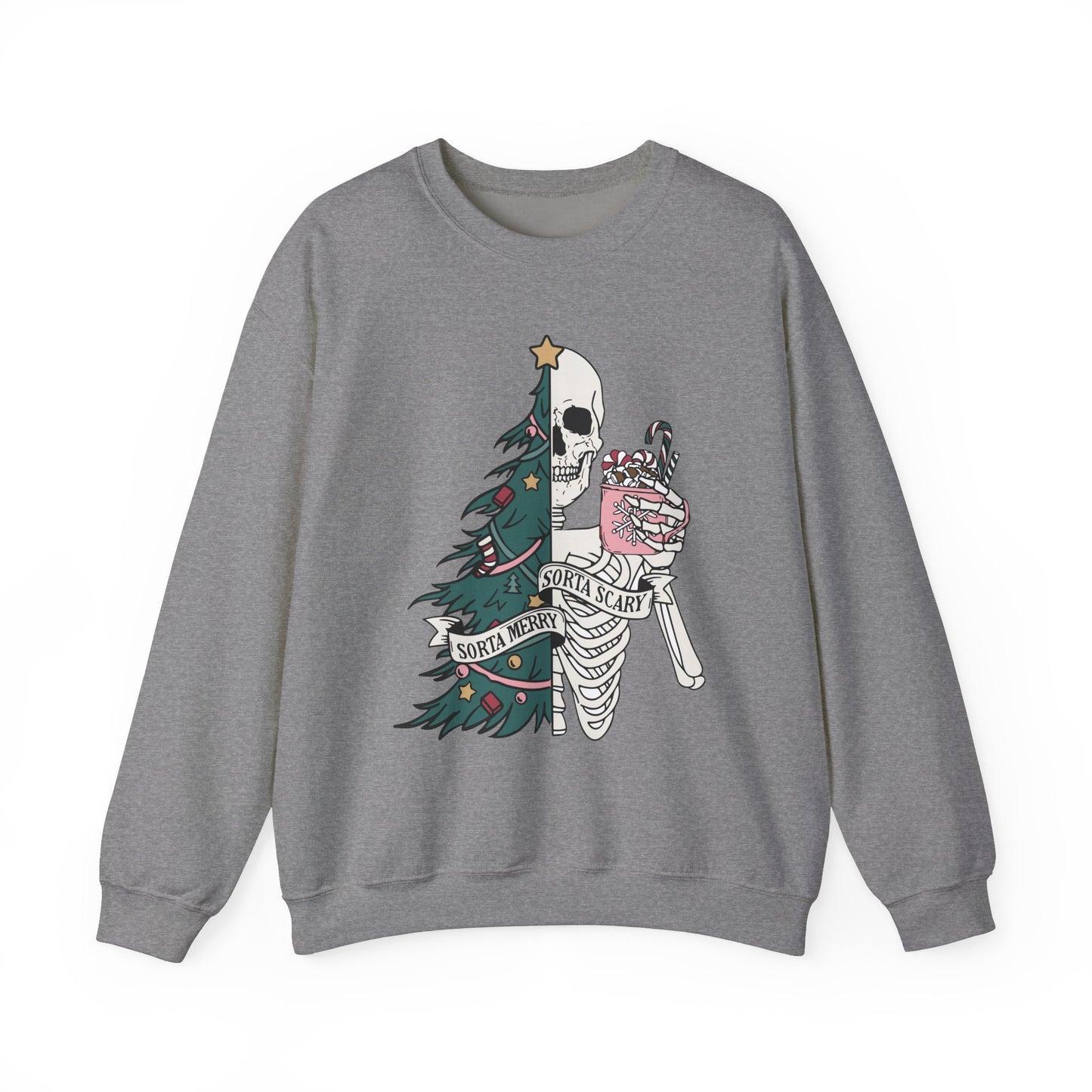 Sorta Merry Sorta Scary - Crewneck Sweatshirt
