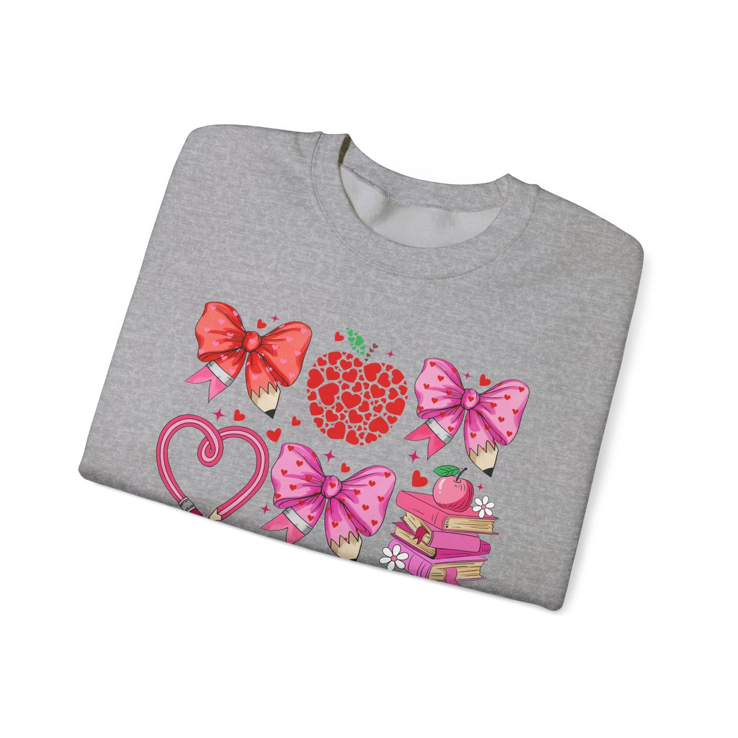 Teacher Hearts - Crewneck Sweatshirt