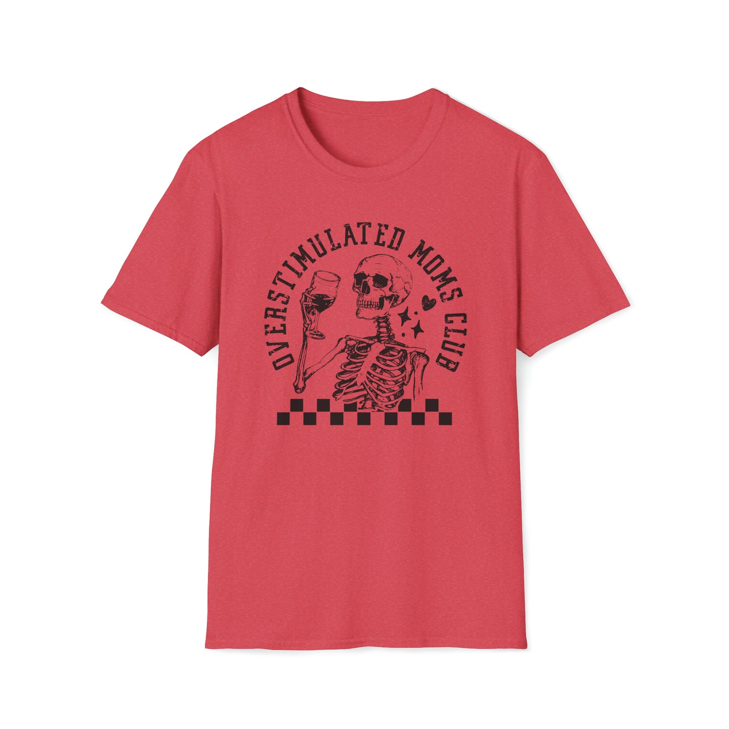 Overstimulated Skeleton - Unisex Softstyle T-Shirt