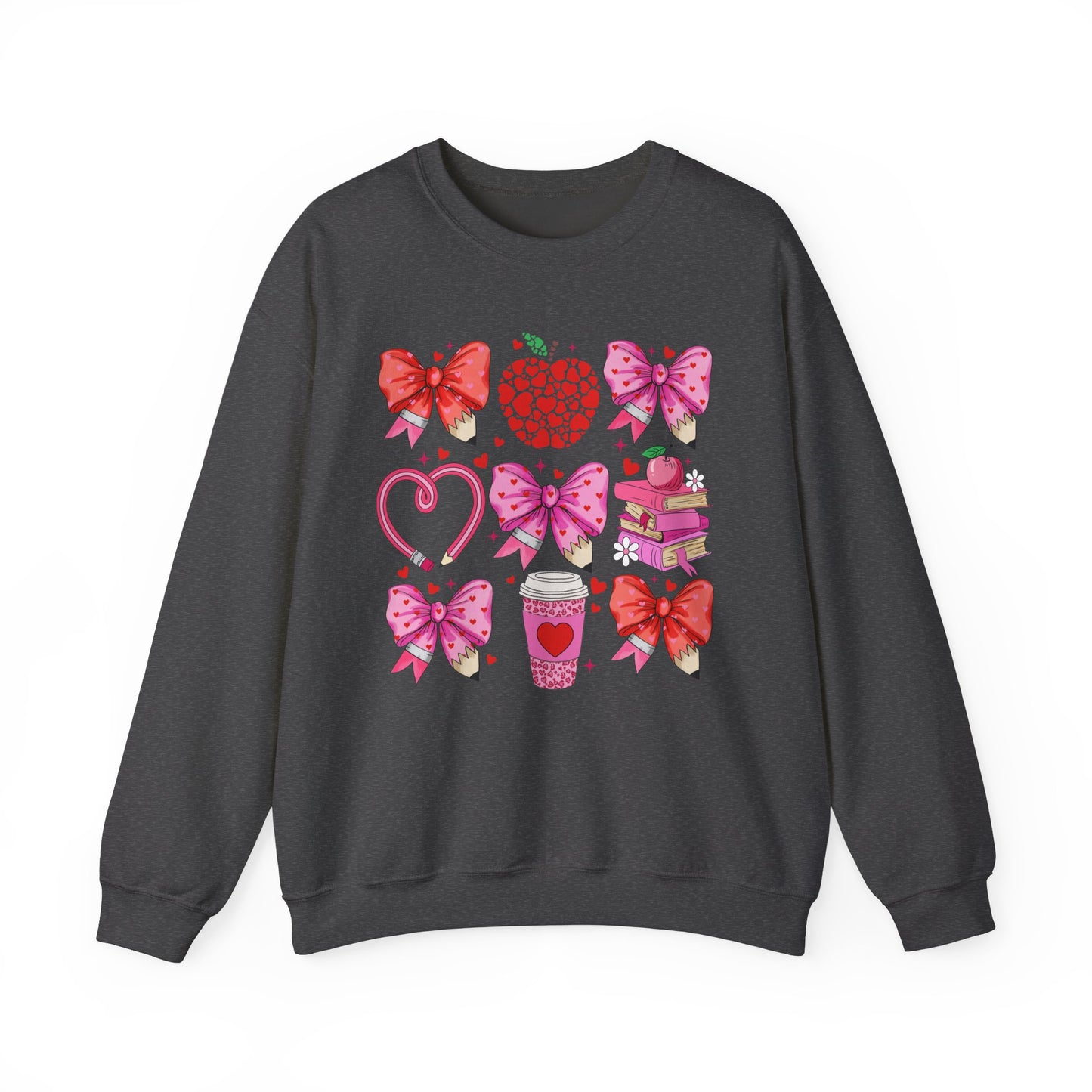 Teacher Hearts - Crewneck Sweatshirt