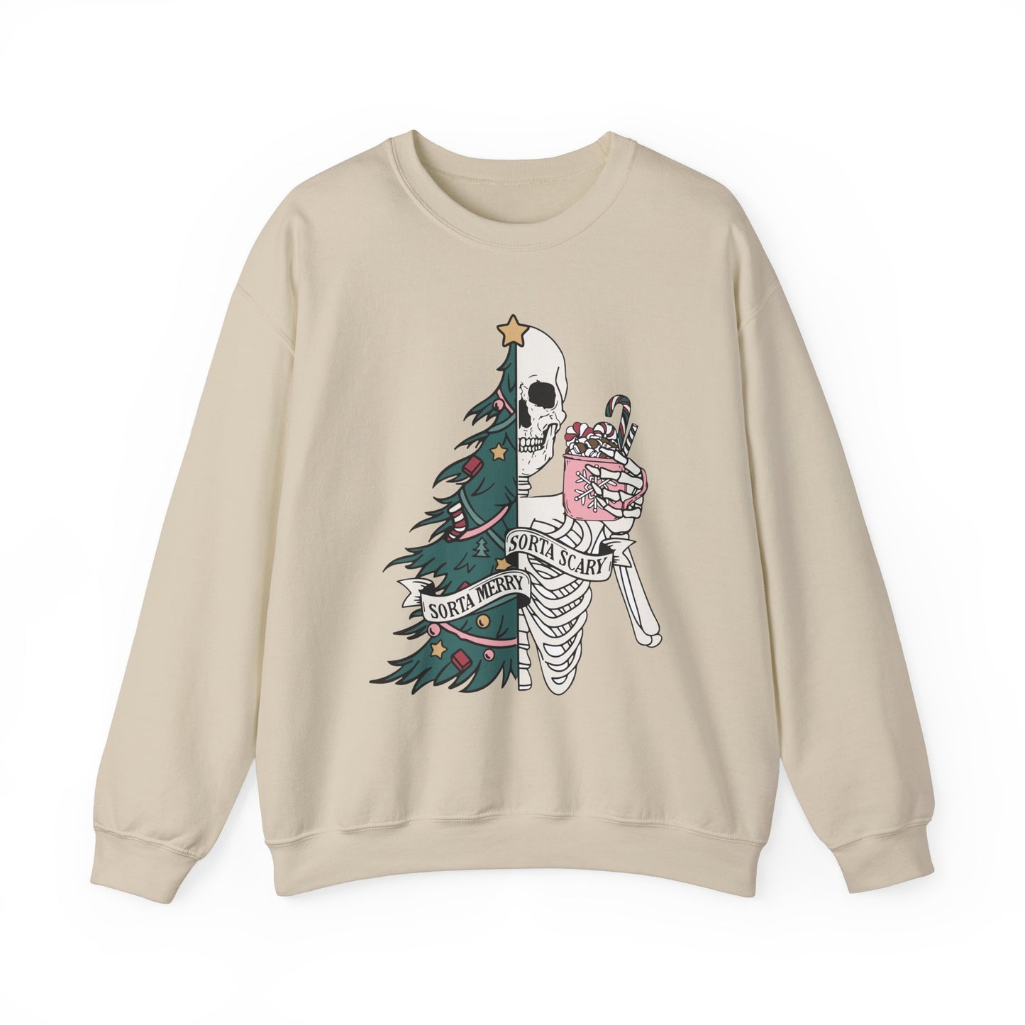 Sorta Merry Sorta Scary - Crewneck Sweatshirt