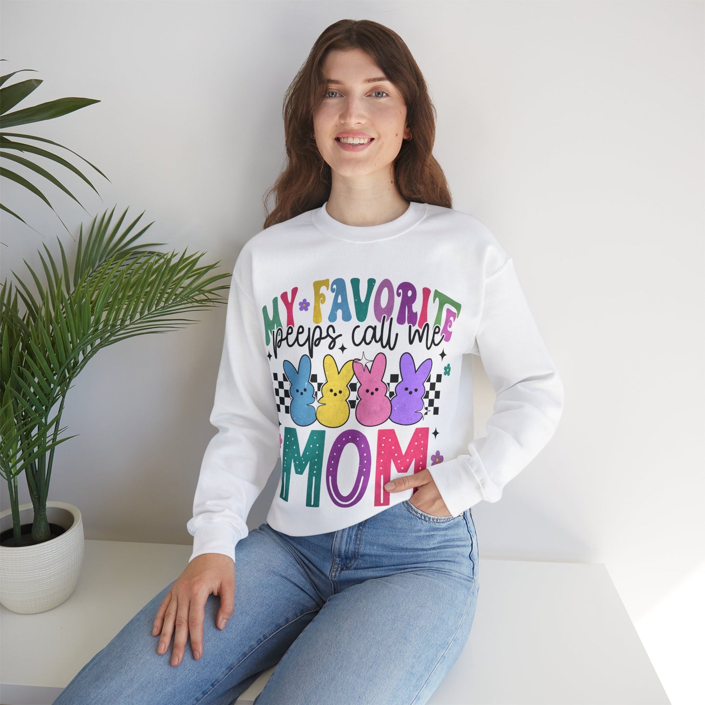 My Favorite Peeps - MOM - Crewneck Sweatshirt