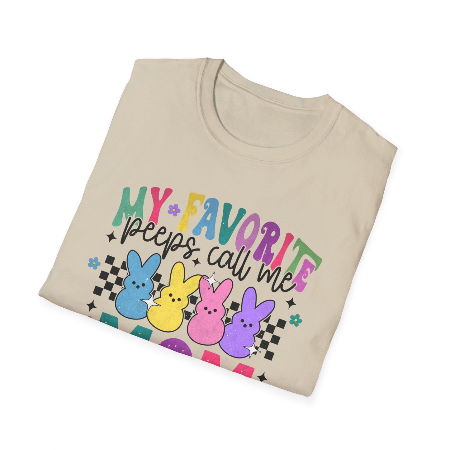 My Favorite Peeps - MOM - Unisex Softstyle T-Shirt