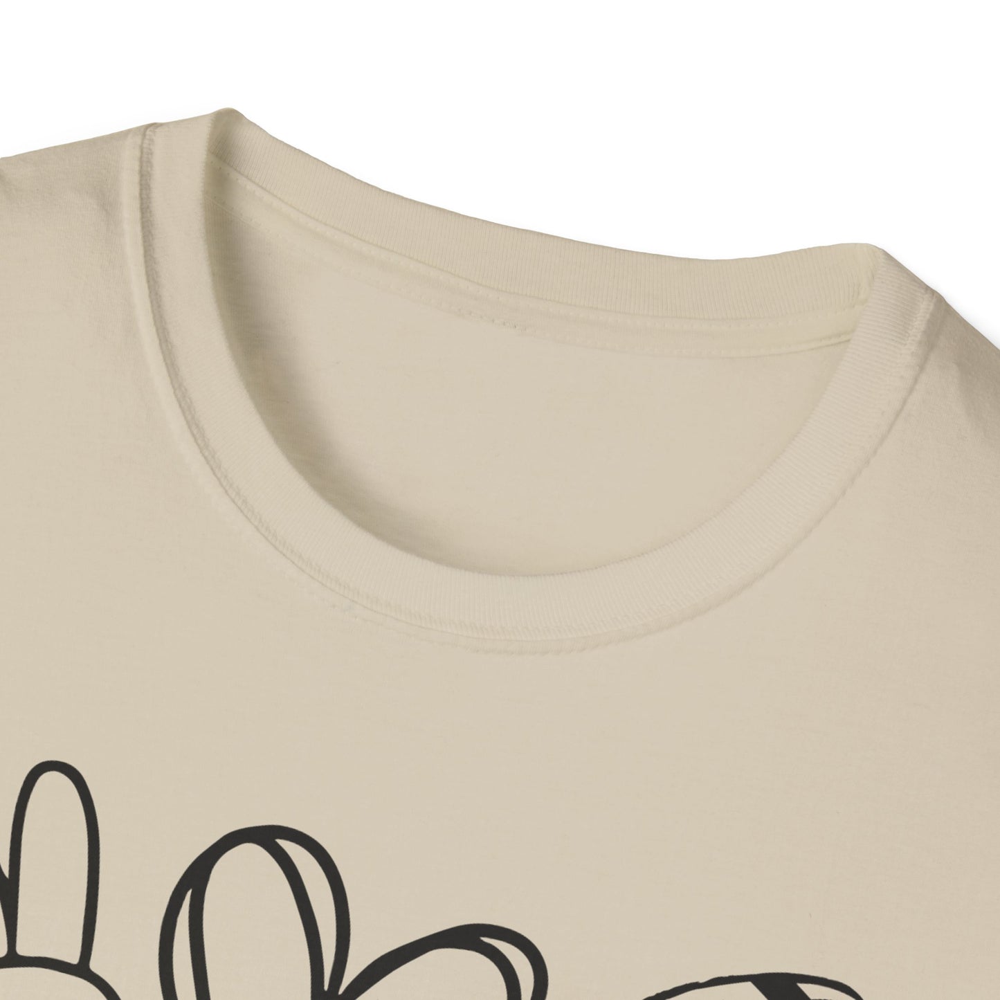 Peace Love Football - Unisex Softstyle T-Shirt